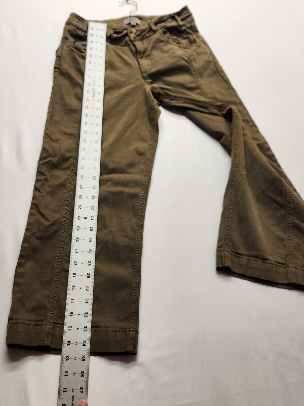 ⭐️KUT from the Kloth Charlotte High Rise Wide Leg Utility Pants Olive Green Sz 8 - Picture 4 of 16